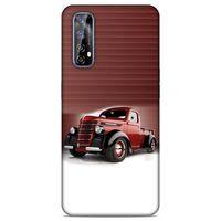 Lopard Huawei P Smart 2021 Uyumlu Kılıf PickUpX (47) Crystal Flex Kılıf Metalik Kırmızı