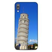 Samsung Galaxy M10 Kılıf Dünya Mimarisi (21) Koruyucu Kapak Pisa Kulesi İtalya