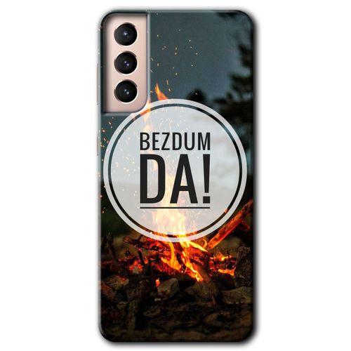 Samsung Galaxy S21 Plus HD Baskılı Kılıf + 9D Tam Ekran Koruyucu - Bezdum Da