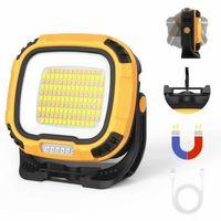 Wison Ws-582 Powerbank Özellikli Tripod Bağlantılı Mıknatıslı 3500 Lümen Usb Şarjlı Çalışma Feneri