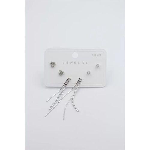 Çoklu Set Küpe - Gümüş