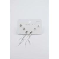 Çoklu Set Küpe - Gümüş