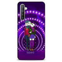 Oppo Realme XT Kılıf FunnyMaX (33) Hybrid Kılıf Mor Tavşan