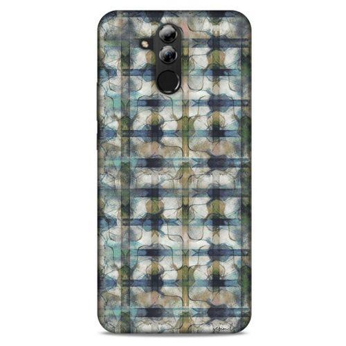Y.Liva-2021 Özel Seri Kareli Huawei Mate 20 Lite Kılıf Silikon Kapak