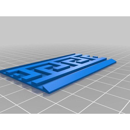 Özelleştirilebilir Birleşik Yunan Anahtar Çerçevesi 3D Baskı (Bu ürün Sadece Plastik parçadır - Almadan Önce Soru Sorabilirsiniz)