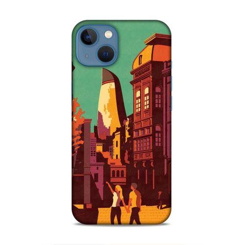 Apple iPhone 13 Uyumlu Kılıf Azarbaijan (44) Tough Armor Kılıf Bakü Çizim