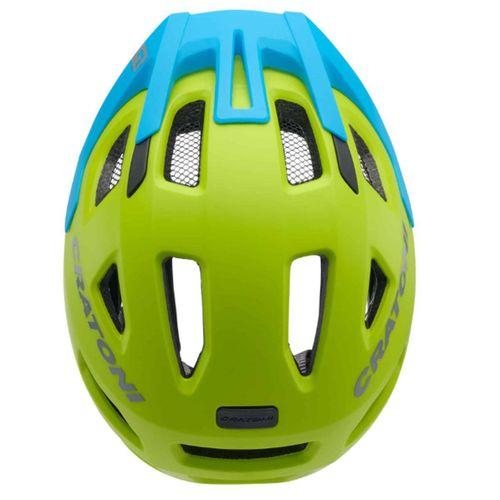 Kask Çocuk Maxster Pro Cratoni Yeşil-Mavi S-M