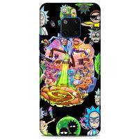 Huawei Mate 20 Pro Uyumlu Kılıf Rick And Morty (39) Liquid Crystal Kılıf Shadow Council