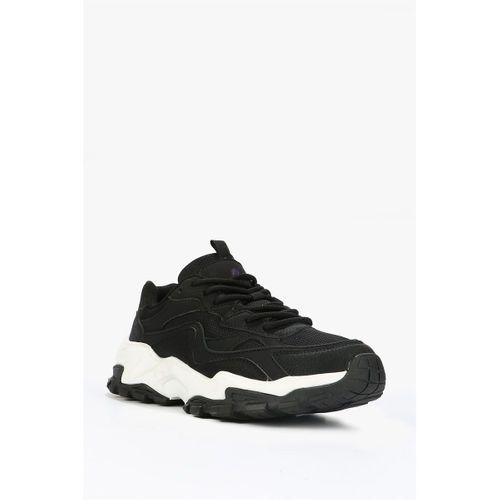 Hammer Jack Russel Siyah - Beyaz Kadın Spor Ayakkabı