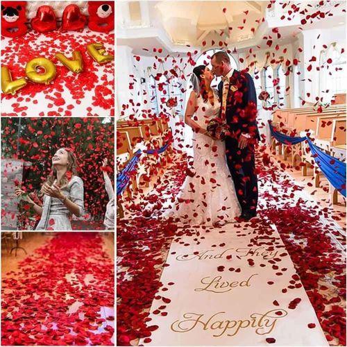 Kırmızı Renk Gül Yaprağı – 10 Paket 1000 Adet