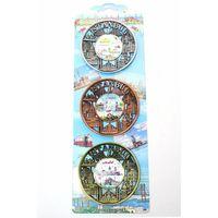 İstanbul Temalı Metal Magnet 3'lü Set Alk2891