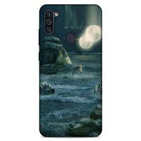 Lopard Samsung Galaxy M11 Uyumlu Kılıf Manipülasyon ☻ (13) Silikon Kap Baskılı