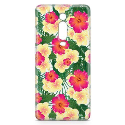 Xiaomi Redmi K20 Pro Premium Kılıf Kanada Çiçekleri Arka Kapak Koruma Desenli Full Koruyucu