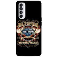Oppo Reno 4 Pro Uyumlu Kılıf Motorsiklet (6) Silikon Kılıf Harley Davidson