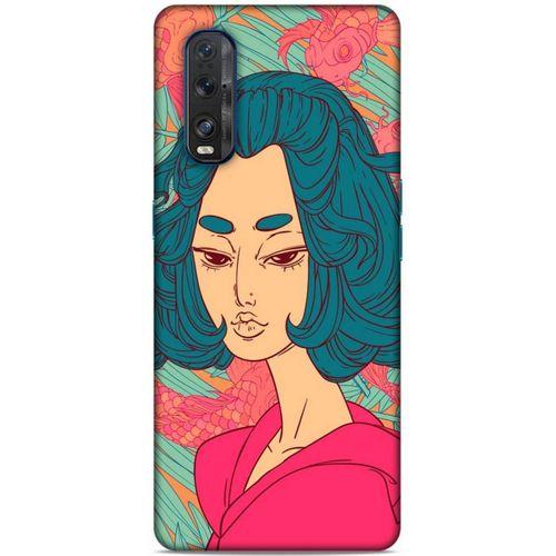 Lopard Oppo Find X2 Uyumlu Kılıf Sürreal Yüzler ♀ (44) Tough Armor Kılıf Desenli