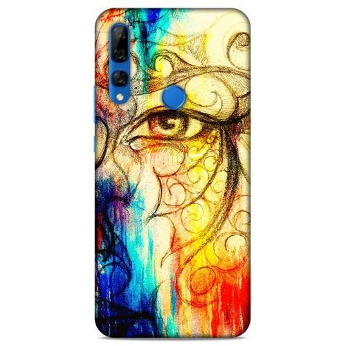 Lopard Huawei Y9 Prime 2019 Uyumlu Kılıf Manipülasyon ☻ (33) Hybrid Kılıf Baskılı