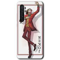 Xiaomi Mi Note 10 Lite Kılıf HD Desen Baskılı Arka Kapak + Temperli Cam - Joker İskambil