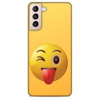 Lopard Samsung Galaxy S21 Plus Uyumlu Kılıf Emojix (42) Rugged Armor Kılıf