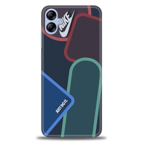 Samsung Galaxy A04E Kılıf HD Baskılı Kılıf - Just Do It + Tam Ekran Koruyucu