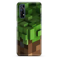Lopard Oppo Realme 7 Uyumlu Kılıf PiXel (30) Silicone Case Block