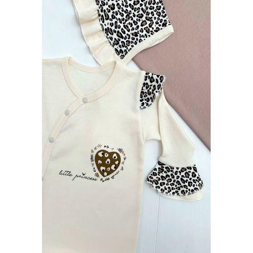 Leopar Desenli 8li Set Yeni Doğan