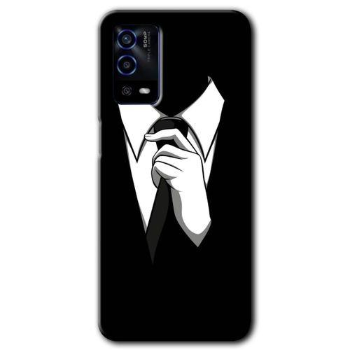 Oppo A55 Kılıf HD Desen Baskılı Arka Kapak - Smokin