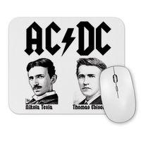 Ac Dc  Tesla Ve Edison Mouse Pad