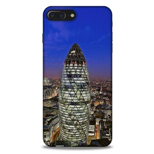 Apple Iphone 7 Plus Kılıf Dünya Mimarisi (34) Slim Armor Kılıf Mary Axe Londra