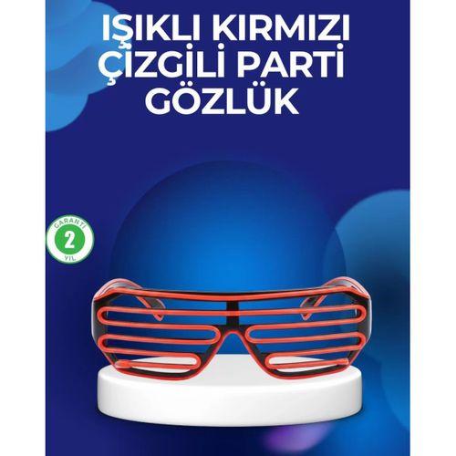 Parti Ve Festival Aksesuarı Led Işıklı Gözlük