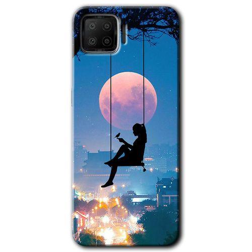OPPO Oppo A73 Kılıf HD Baskılı Desen + Hayalet Cam Yandan Görünmez
