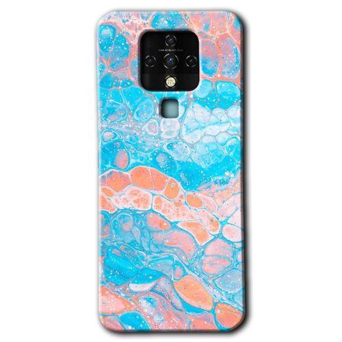 Tecno Camon 16 Kılıf HD Desen Baskılı Arka Kapak - Bubbles 1 + Kırılmaz Cam