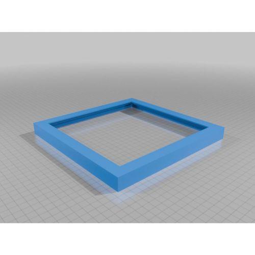 200x200 Lithophane Işık Kutusu 3D Baskı (Bu ürün Sadece Plastik parçadır - Almadan Önce Soru Sorabilirsiniz)