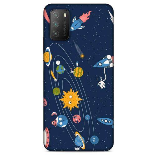 Xiaomi Poco M3 Uyumlu Kılıf Mavi Delisi (28) Arka Kapak Ufo