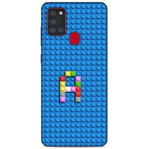 Lopard Samsung Galaxy A21s Uyumlu Kılıf BloX (11) Tam Koruma A Harfi