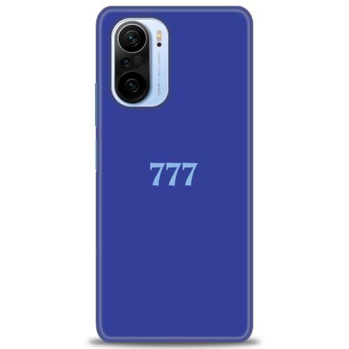 Xiaomi Redmi K40 Kılıf HD Baskılı Kılıf - 777 + Tam Ekran Koruyucu
