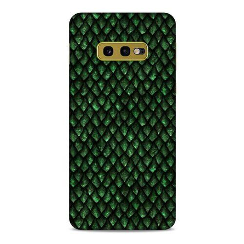 Samsung Galaxy S10e Kılıf Dragons (5) Koruma Kabı Ejderha Koyu Yeşil Pul