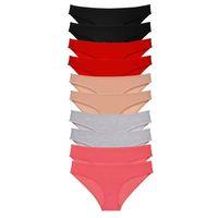 10 Adet Süper Eko Set Likralı Kadın Slip Külot 503