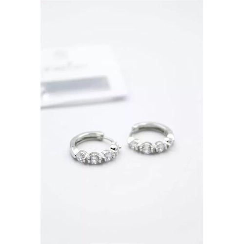 Taşlı Küpe - Gümüş