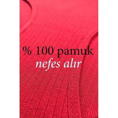 4 Adet Kadın Yüksek Bel Ribana Bato Külot S042