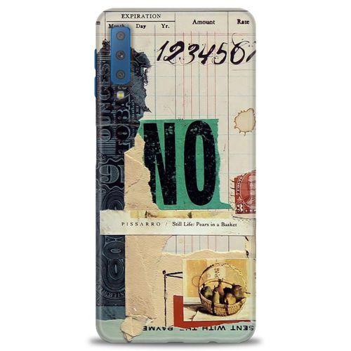 Samsung Galaxy A7 2018 Kılıf HD Baskılı Kılıf - Risk + Tam Ekran Koruyucu