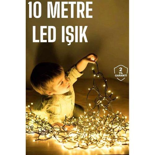 Gün Işığı 10 Metre Led Işık Şerit Led Süsleme Parti Malzemesi Yeni Nesil