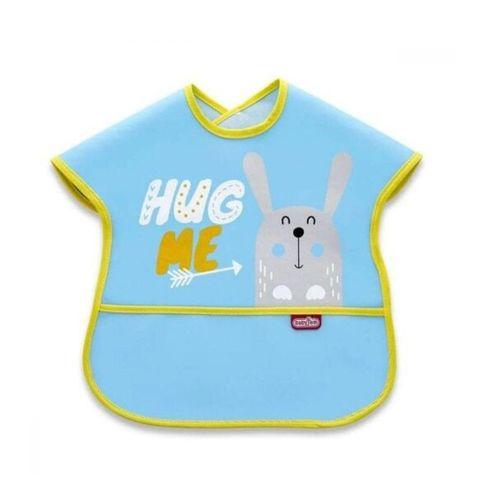 BabyJem BabyJem Poli Muşamba Büyük Mama Önlüğü 029 Mavi