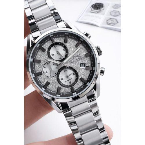 Slazenger İtalyan Tasarım Bileklik Hediyeli 2 Yıl Garantili 10 Atm Çelik Erkek Kol Saat ESL.2515.01