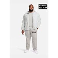 Erkek Büyük Beden New York Baskılı İnce Eşofman Altı  SPR25BEA47