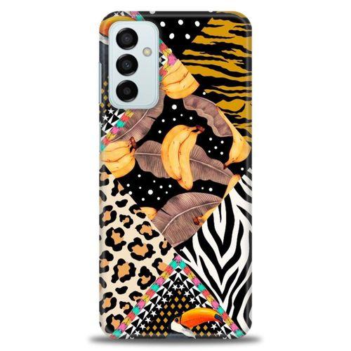Samsung Galaxy M23 Kılıf HD Baskılı Kılıf - Muz Papağan + Tam Ekran Koruyucu