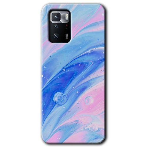 Poco x3 GT Kılıf Baskılı Kapak - Art Design 38 + 5D Tam Kaplayan Cam