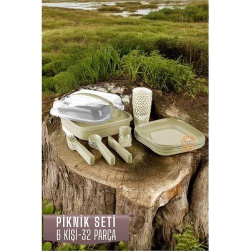 Piknik Seti 6 Kişilik 32 Parça LATTE