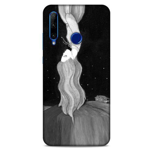 Huawei Y6P Kılıf Depresyon (24) Darbe Emici Kılıf Kahve Sarı
