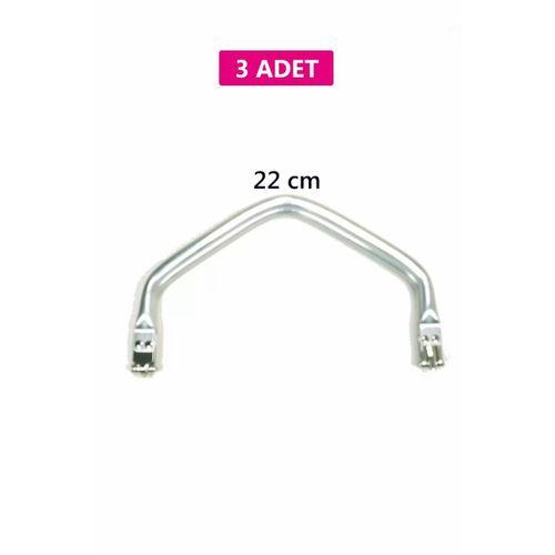 Gizli Metal Çanta Bursu – 3 Adet - 22 cm - Metal Çanta Aparatı Çanta Aksesuarı