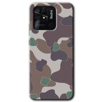 Xiaomi Redmi 10C HD Baskılı Kılıf + 9D Tam Ekran Koruyucu - Kamuflaj 11